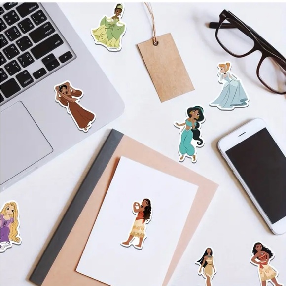 Disney Princess Character Sticker Collection 53 piece set - Picture 3 of 7